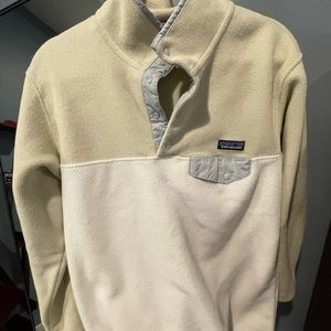 Patagonia cream colored fleece